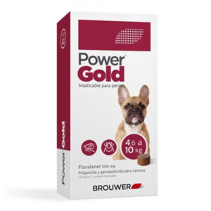 Power Gold 4.6 - 10 KG Antipulgas Masticable Power Gold pulgas garrapatas tienda de mascotas quito valle de los chillos cumbaya tumbaco sarna mi perro tiene pulgas