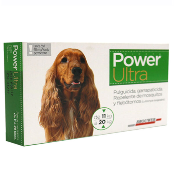 Power Ultra Pulguicida para perros