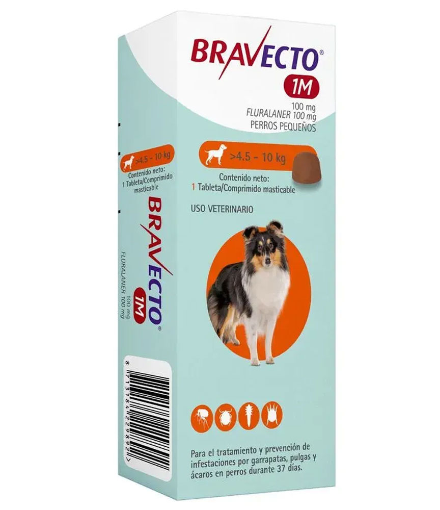 Bravecto 4.5-10 KG pastilla antipulgas para perros valle de los chillos mi perro tiene pulgas