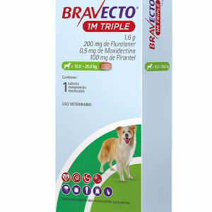 Bravecto Triple 10-20 KG antipulgas-para-perro-antipulgas-masticable-valle-de-los-chillos-mi-perro-tiene-pulgas-mi-perro-se-rasca