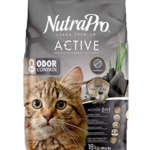 NutraPro Arena Carbón Activado 18 KG arena para gato valle de los chillos arena para gatos premium sangolqui quito