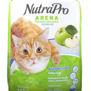 NutraPro Arena Manzana Verde 18kg arena-para-gatos-valle-de-los-chillos-arena-para-gato-a-domicilio-tienda-de-alimento-premium-para-gatos